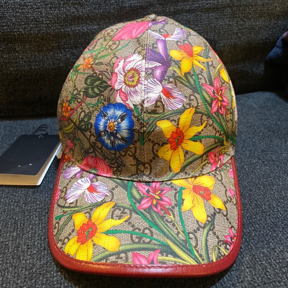 Gucci Ophidia Flora Baseball Hat